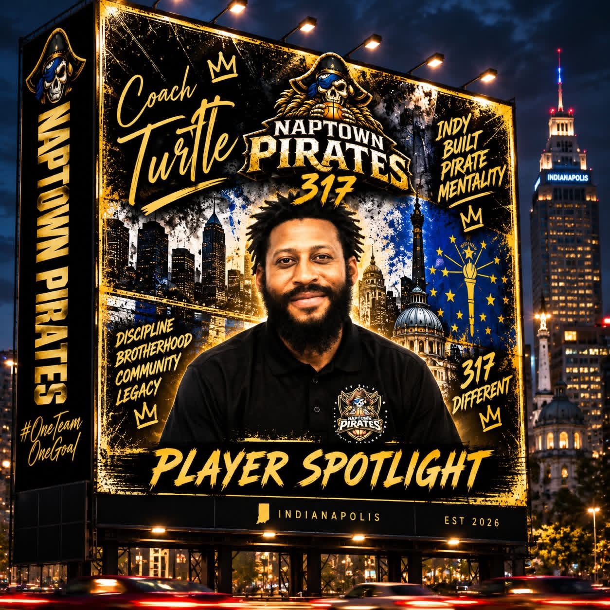 Coach Turtle — Naptown Pirates