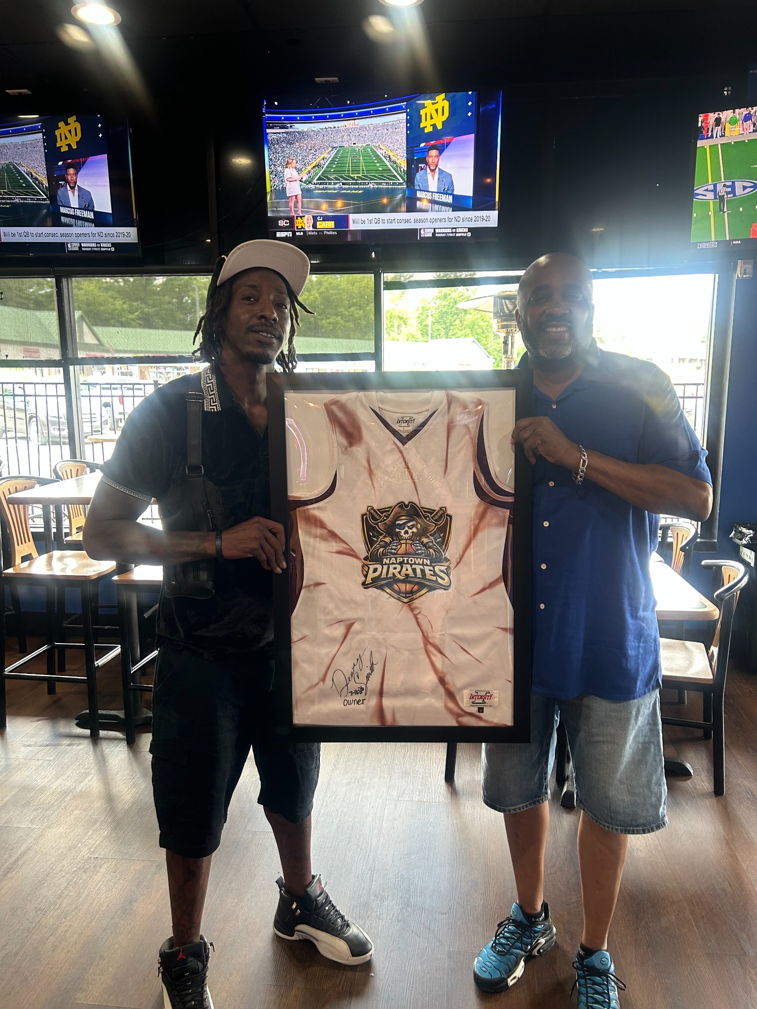Naptown Pirates jersey presentation