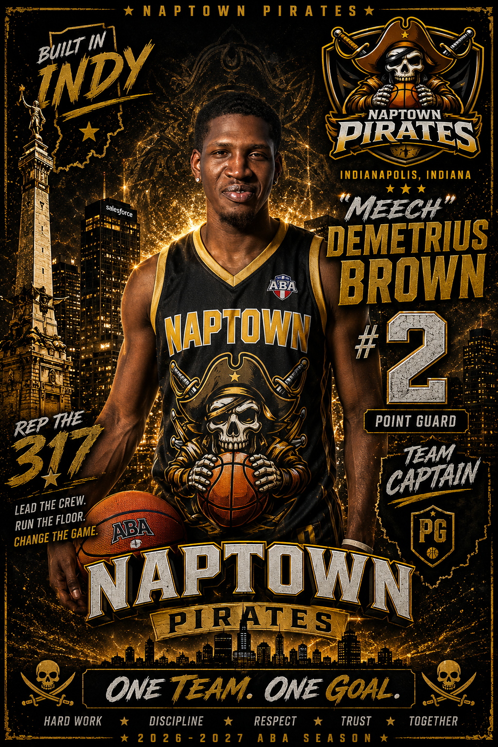 Demetrius Meech Brown player graphic