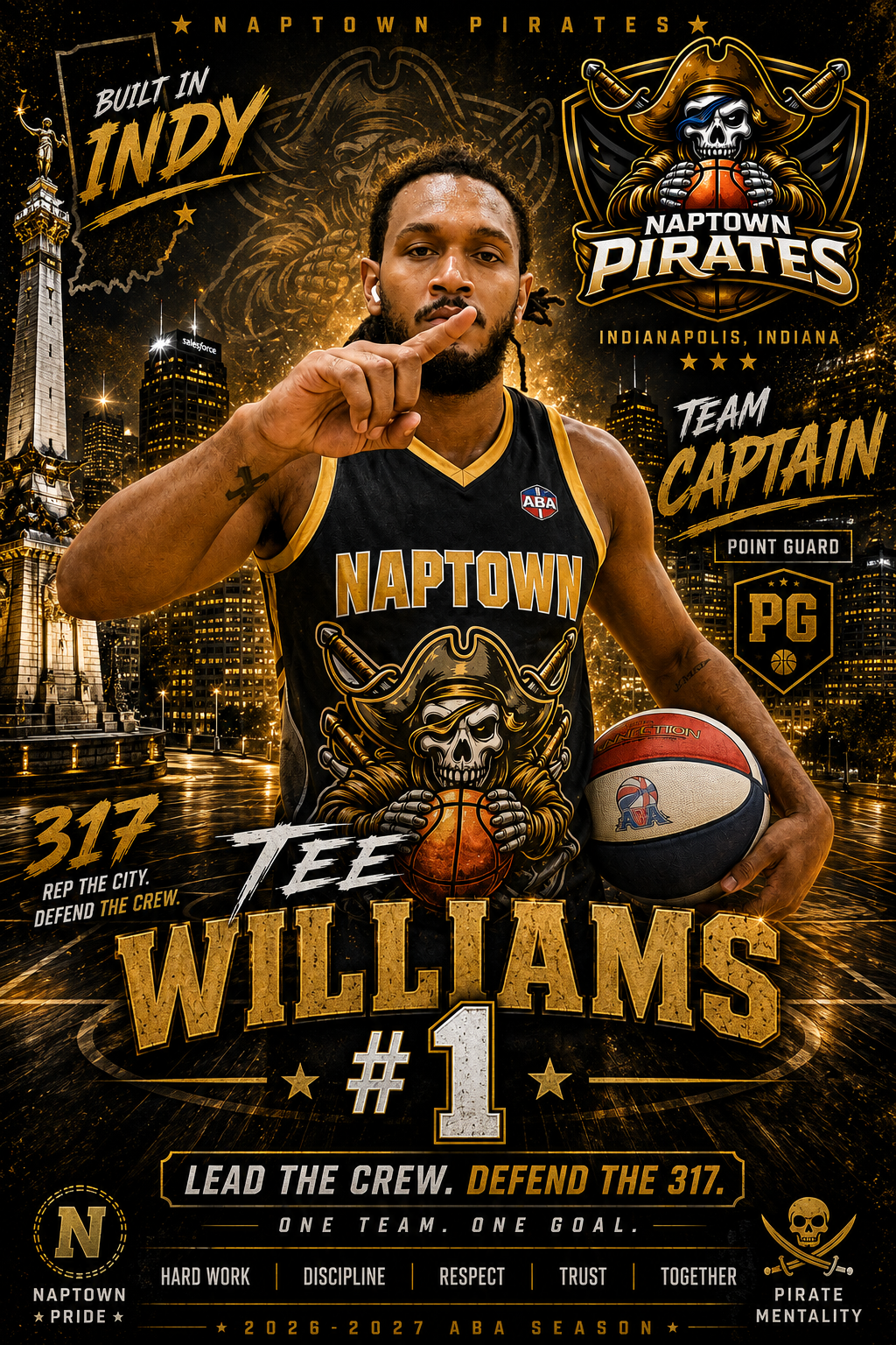 Tee Williams player graphic